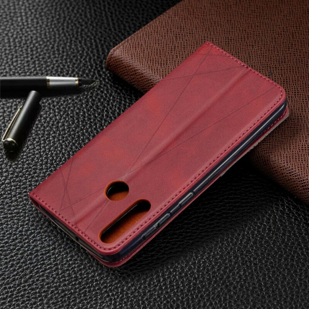 Bescherming Hoesje voor Huawei Y6p Folio-hoesje Artiestenstijl