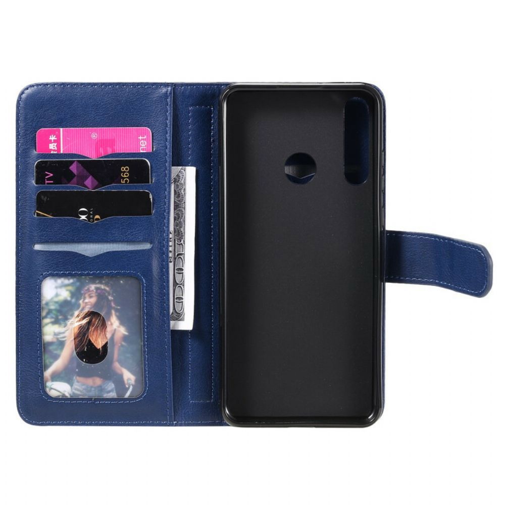 Folio-hoesje voor Huawei Y6p Multifunctionele Kaarthouder Voor 10 Kaarten