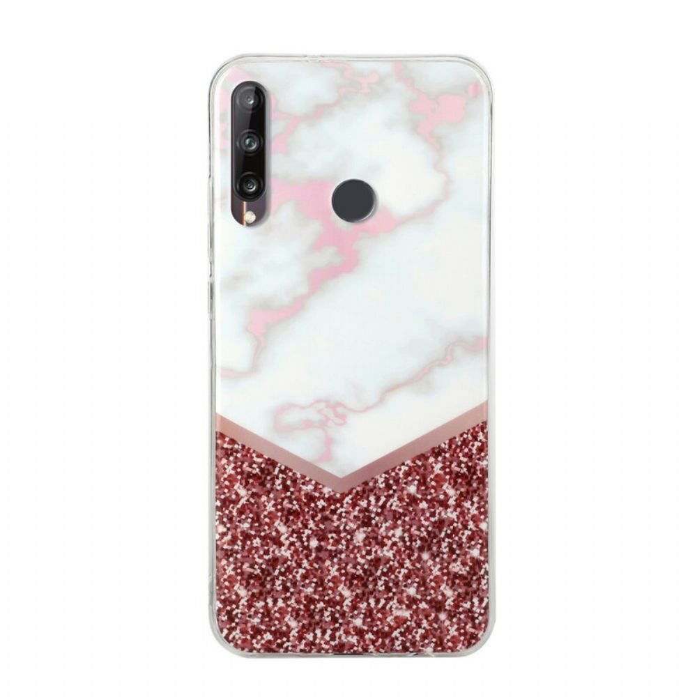 Hoesje voor Huawei Y6p Geometrie Marmer Variatie