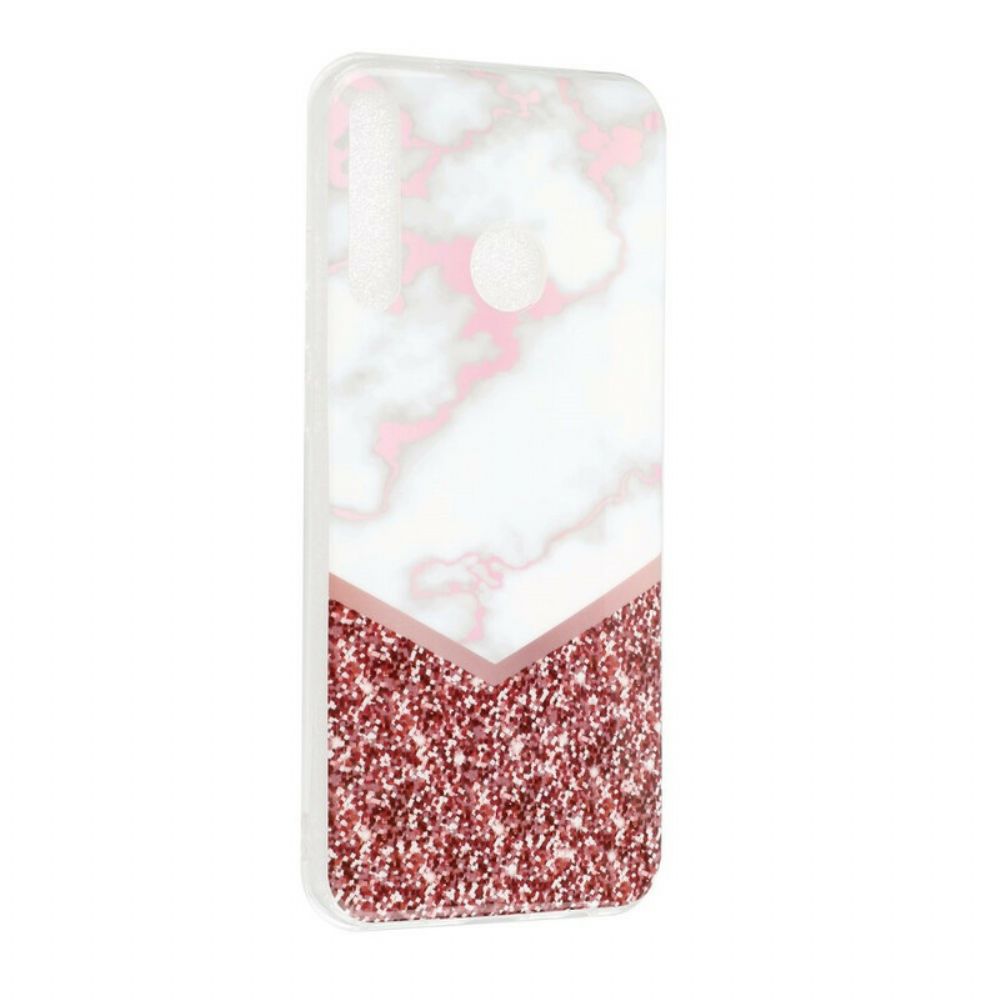Hoesje voor Huawei Y6p Geometrie Marmer Variatie