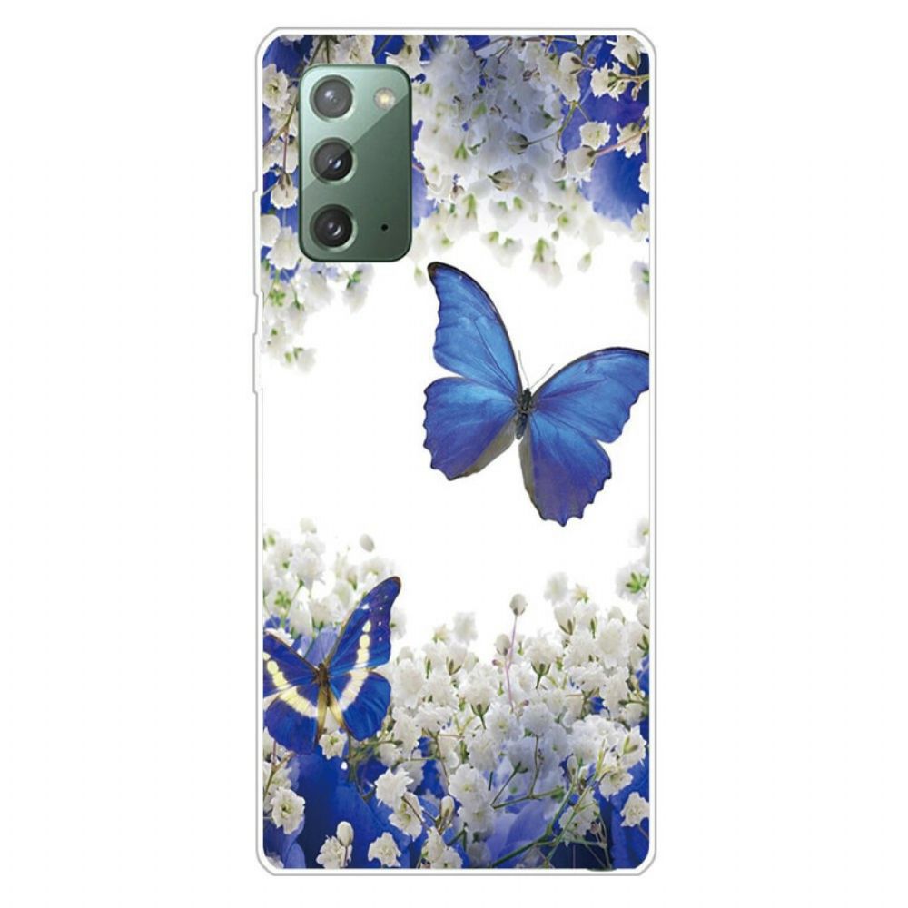 Hoesje voor Samsung Galaxy Note 20 Vlinders