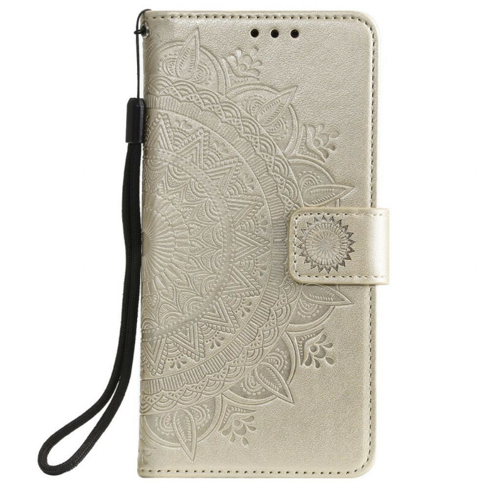 Leren Hoesje voor Samsung Galaxy Note 20 Zonnemandala