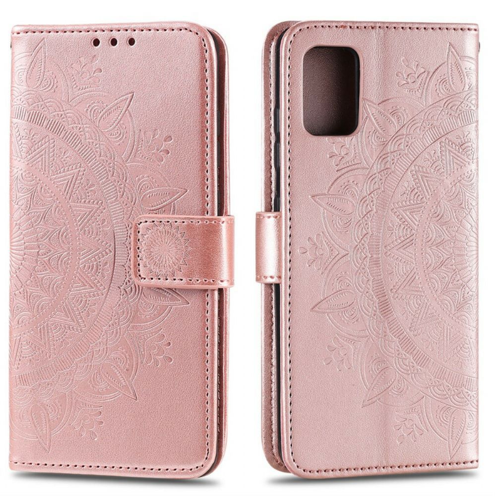 Leren Hoesje voor Samsung Galaxy Note 20 Zonnemandala
