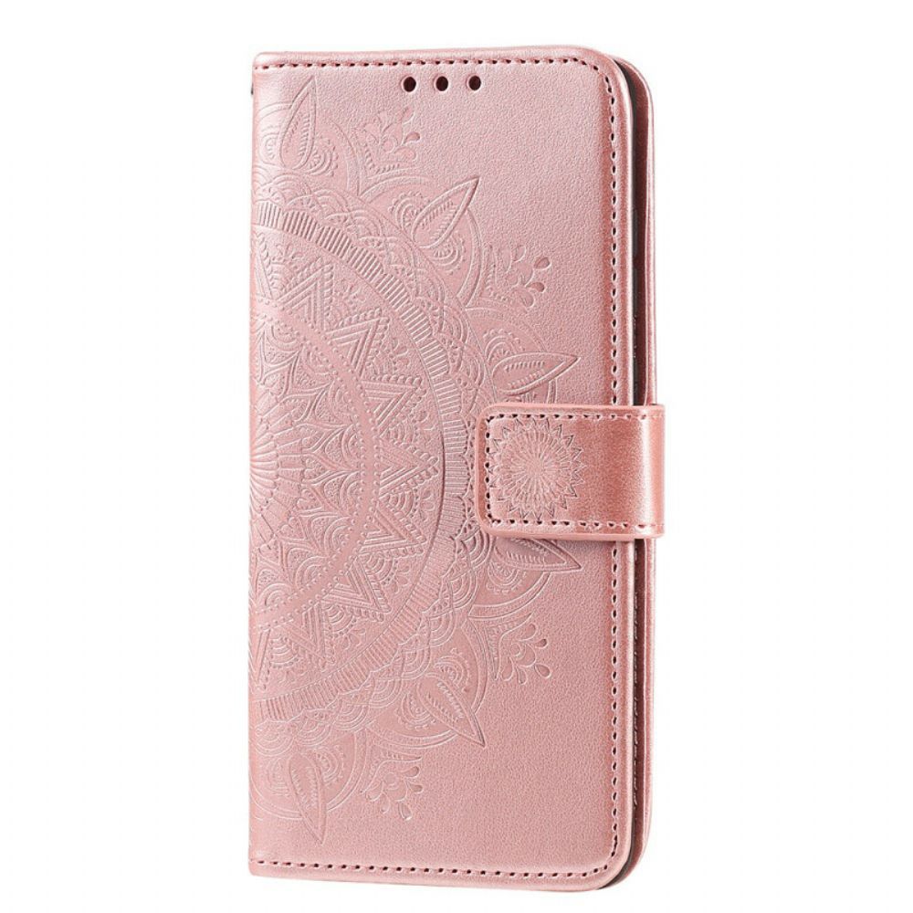 Leren Hoesje voor Samsung Galaxy Note 20 Zonnemandala