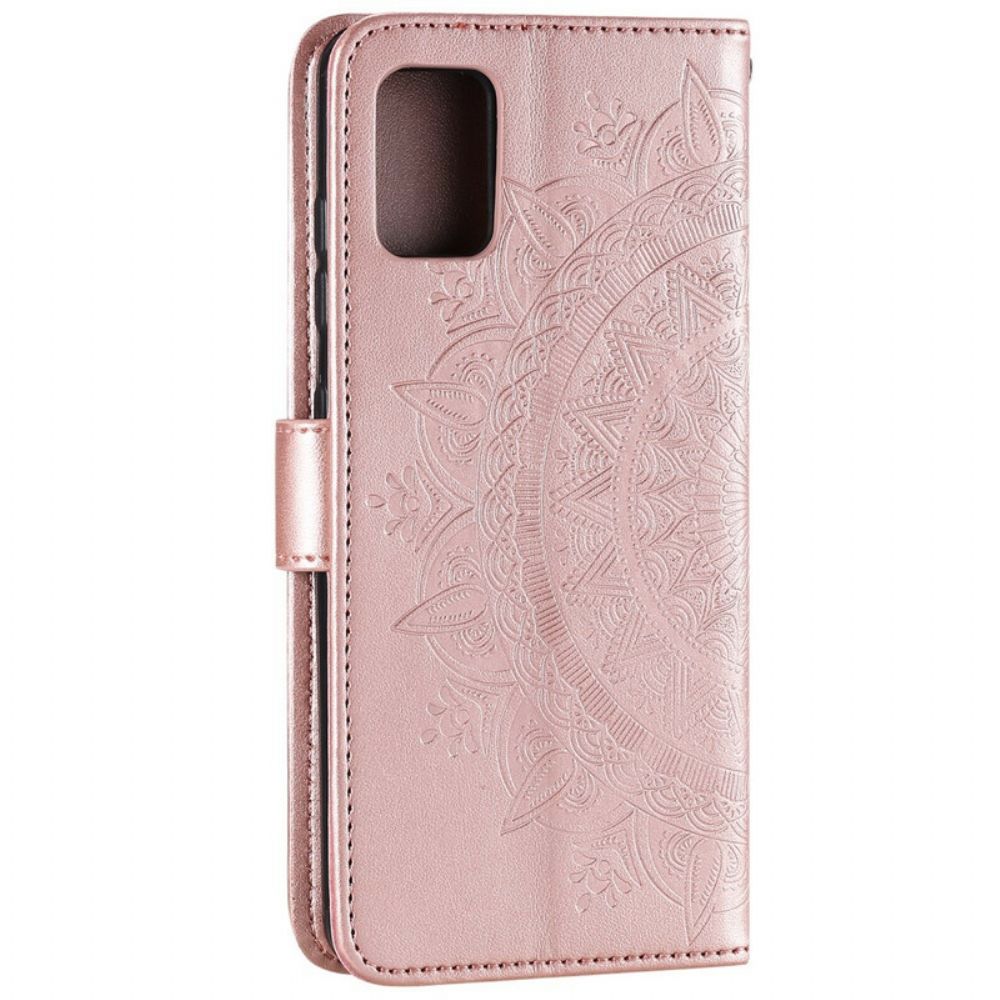 Leren Hoesje voor Samsung Galaxy Note 20 Zonnemandala