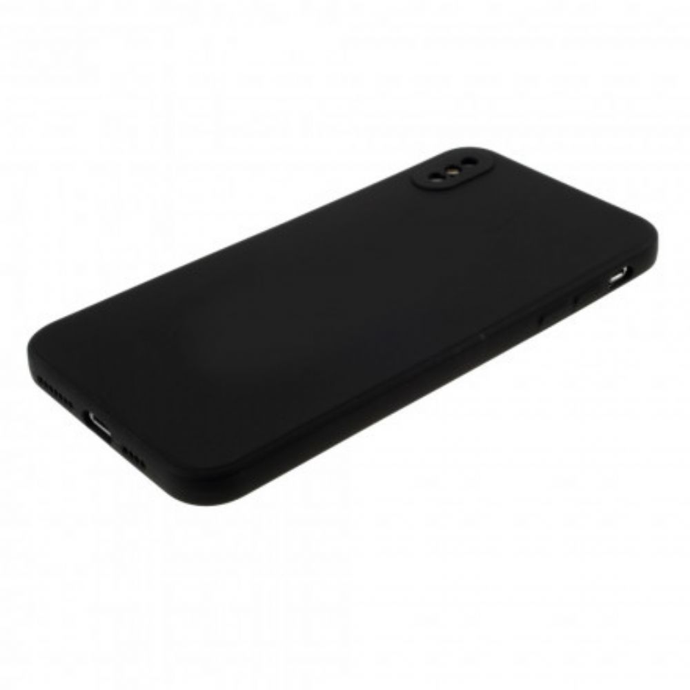 Hoesje voor iPhone X / XS Matte Stijve Siliconen