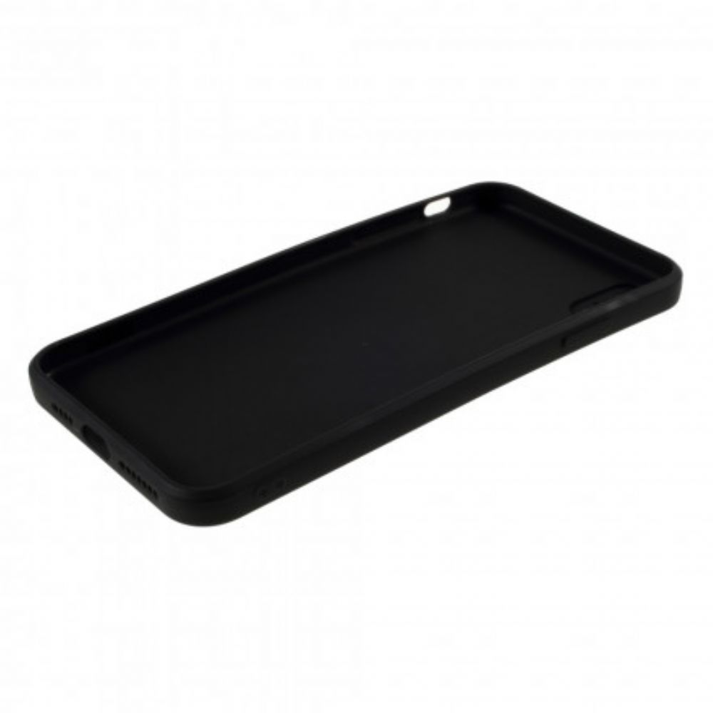 Hoesje voor iPhone X / XS Matte Stijve Siliconen