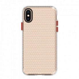 Hoesje voor iPhone X / XS Ontwerp In Honingraatstijl