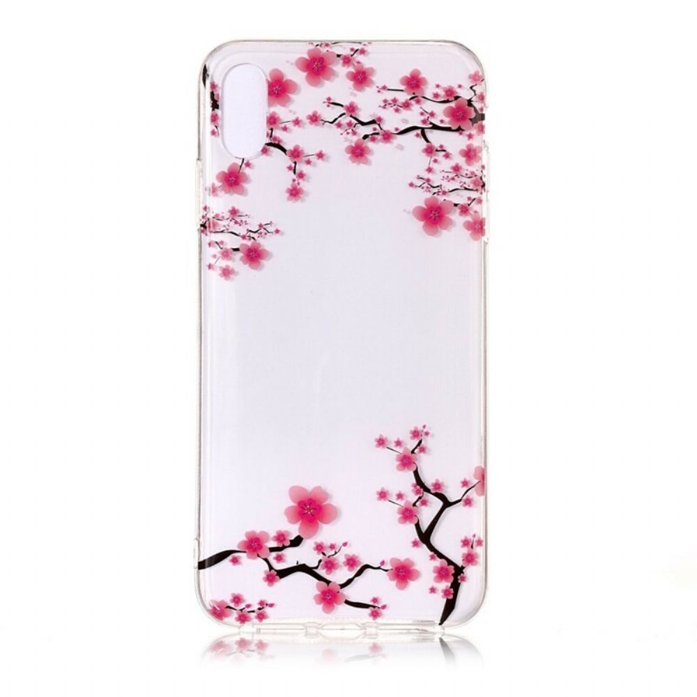 Hoesje voor iPhone X / XS Pruimenbloesems