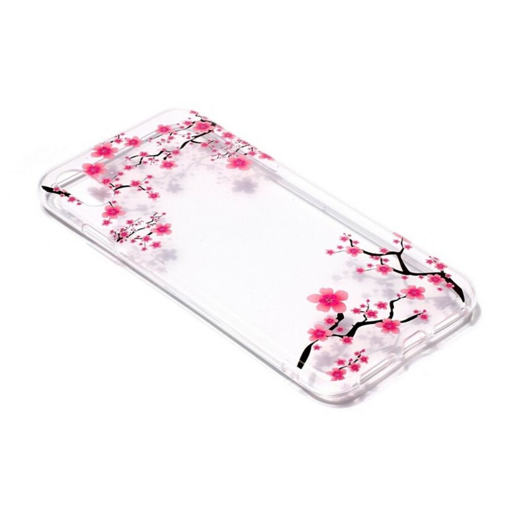 Hoesje voor iPhone X / XS Pruimenbloesems