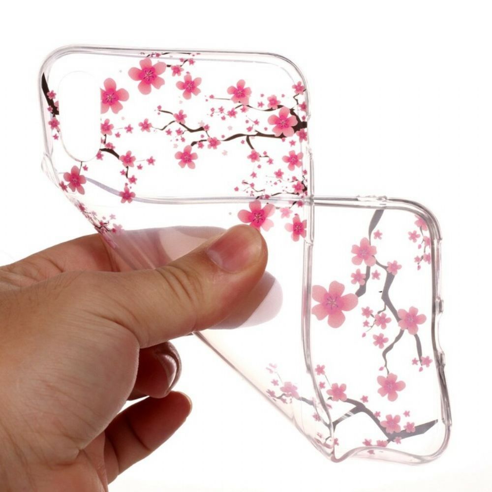 Hoesje voor iPhone X / XS Pruimenbloesems