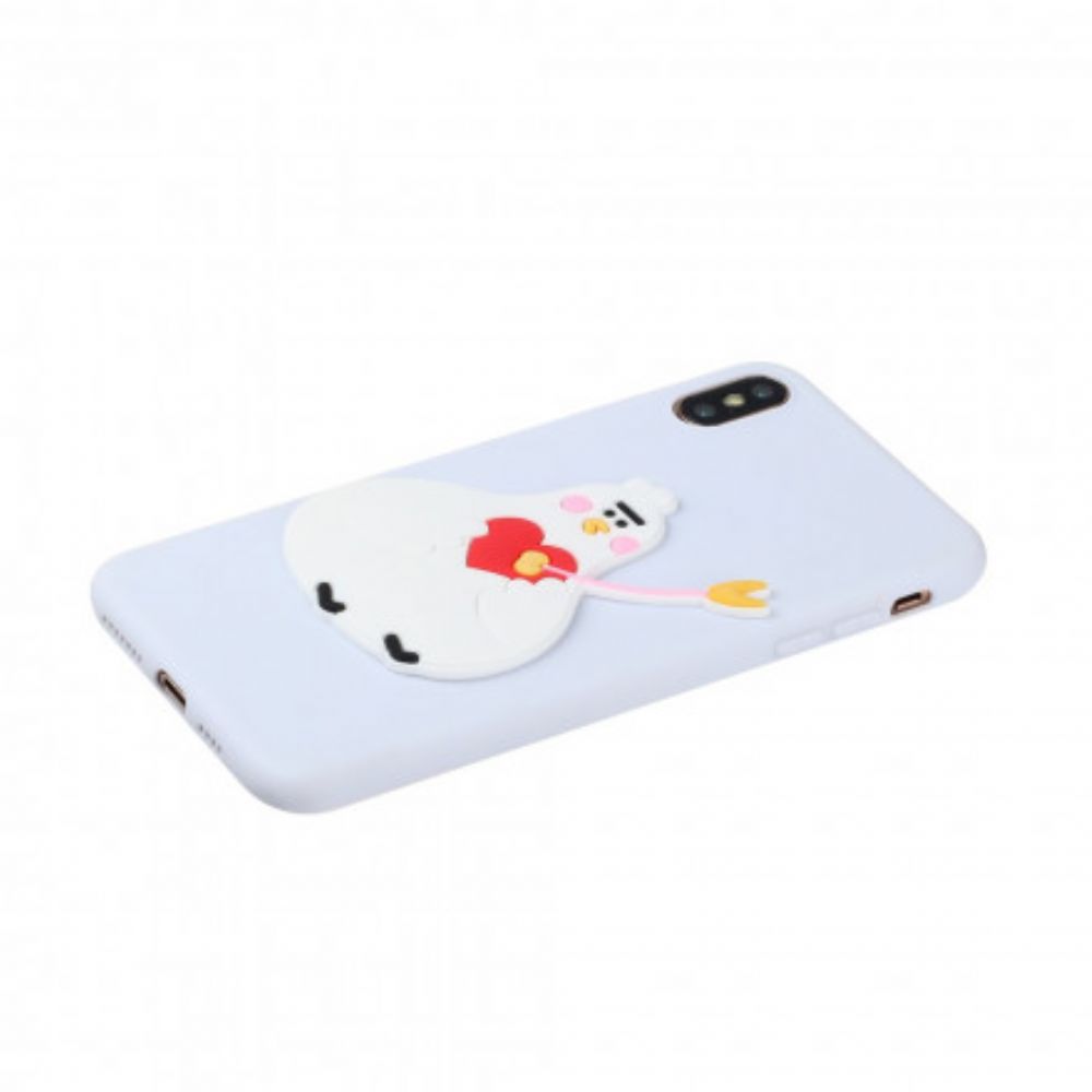 Hoesje voor iPhone X / XS Silicone Logo Dierenpret
