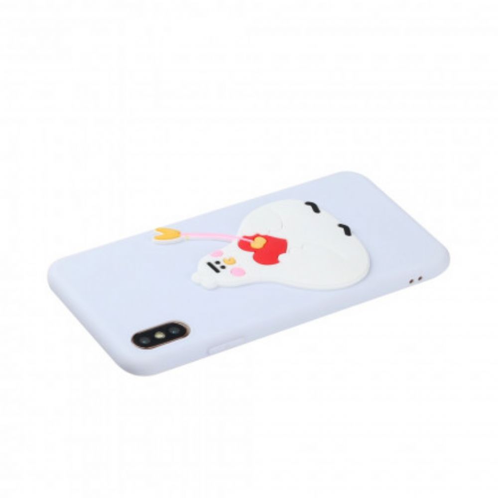 Hoesje voor iPhone X / XS Silicone Logo Dierenpret