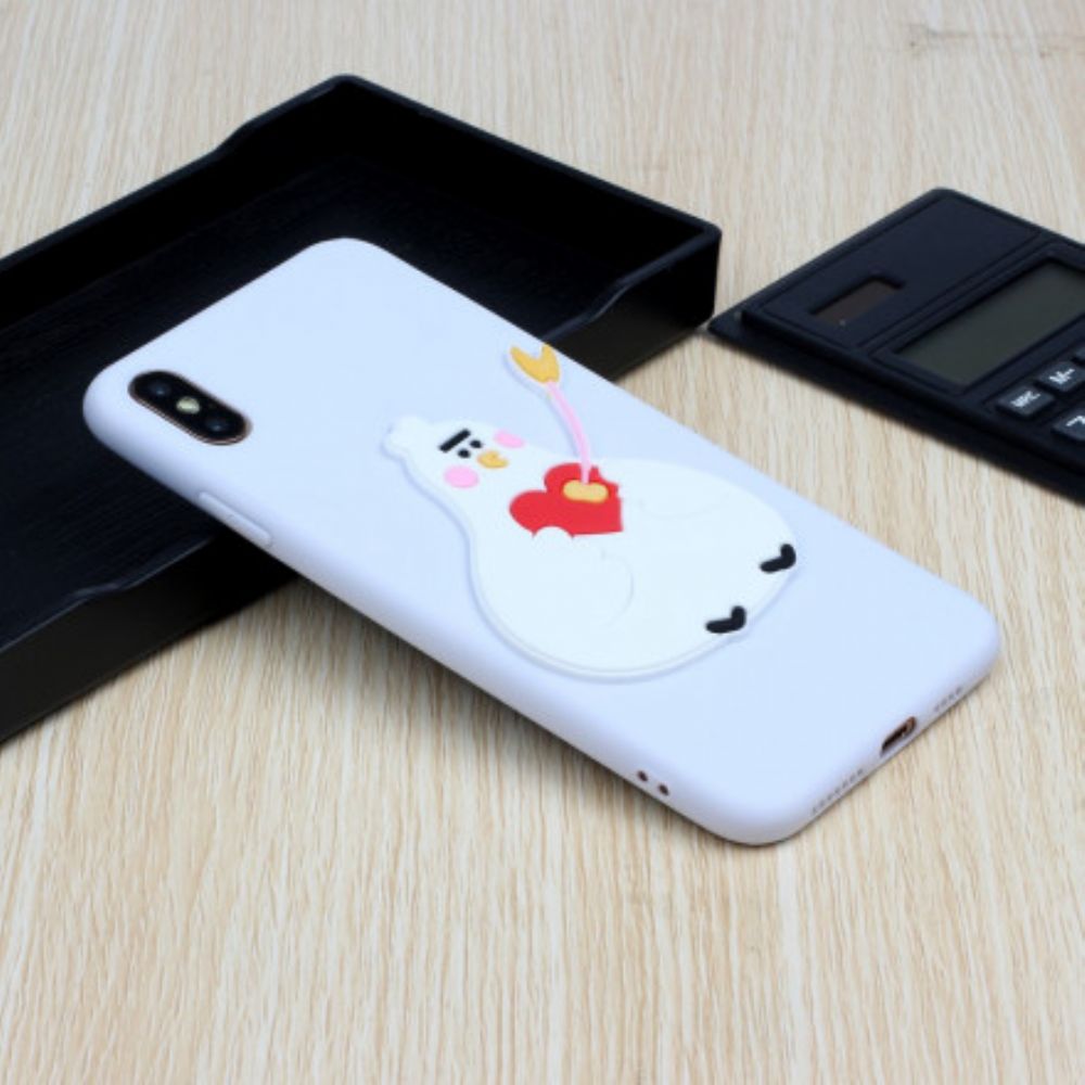 Hoesje voor iPhone X / XS Silicone Logo Dierenpret