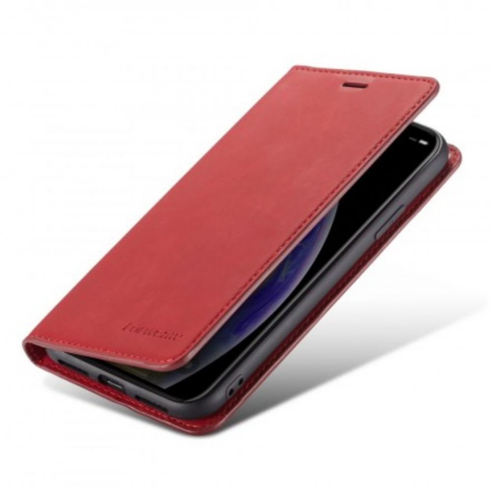 Leren Hoesje voor iPhone X / XS Lederen Effect Forwenw