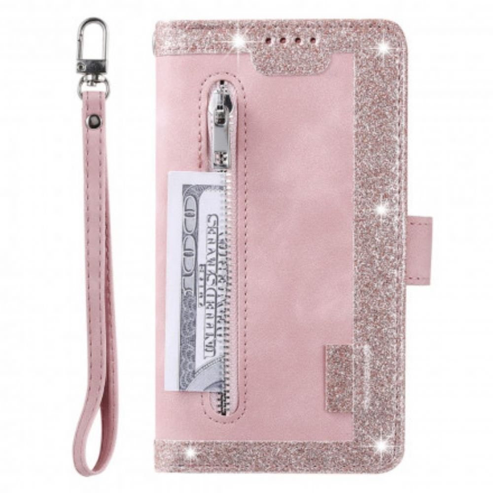 Leren Hoesje voor iPhone X / XS Muntentasje 9 Kaarthouder