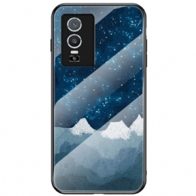 Hoesje voor Vivo Y76 5G Schoonheid Gehard Glas