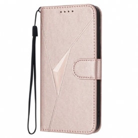 Folio-hoesje Oppo Reno 14 Pro 5g Telefoonhoesje Driehoekig Patroon