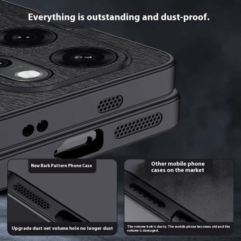 Hoesje Oppo Reno 14 Pro 5g Houtstructuur