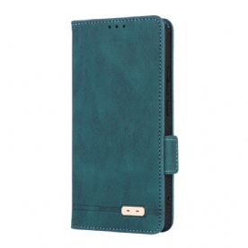 Leren Hoesje Oppo Reno 14 Pro 5g Vintage Suède-effect Bescherming Hoesje