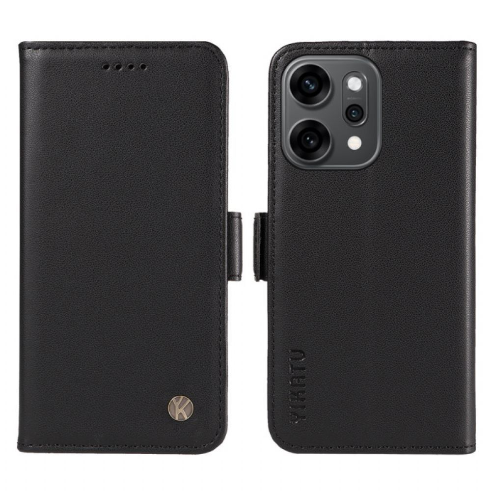 Leren Hoesje Oppo Reno 14 Pro 5g Yikatu Bescherming Hoesje