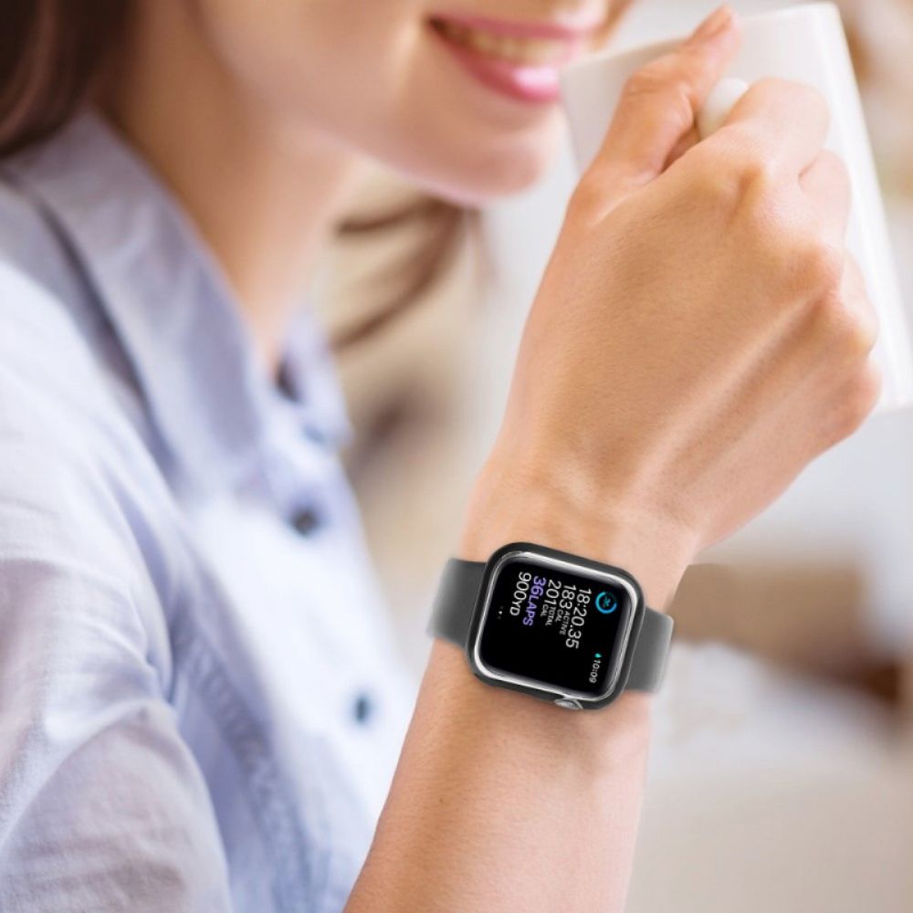 Apple Watch Series 7 41 Mm Tweekleurige Gegalvaniseerde Kast