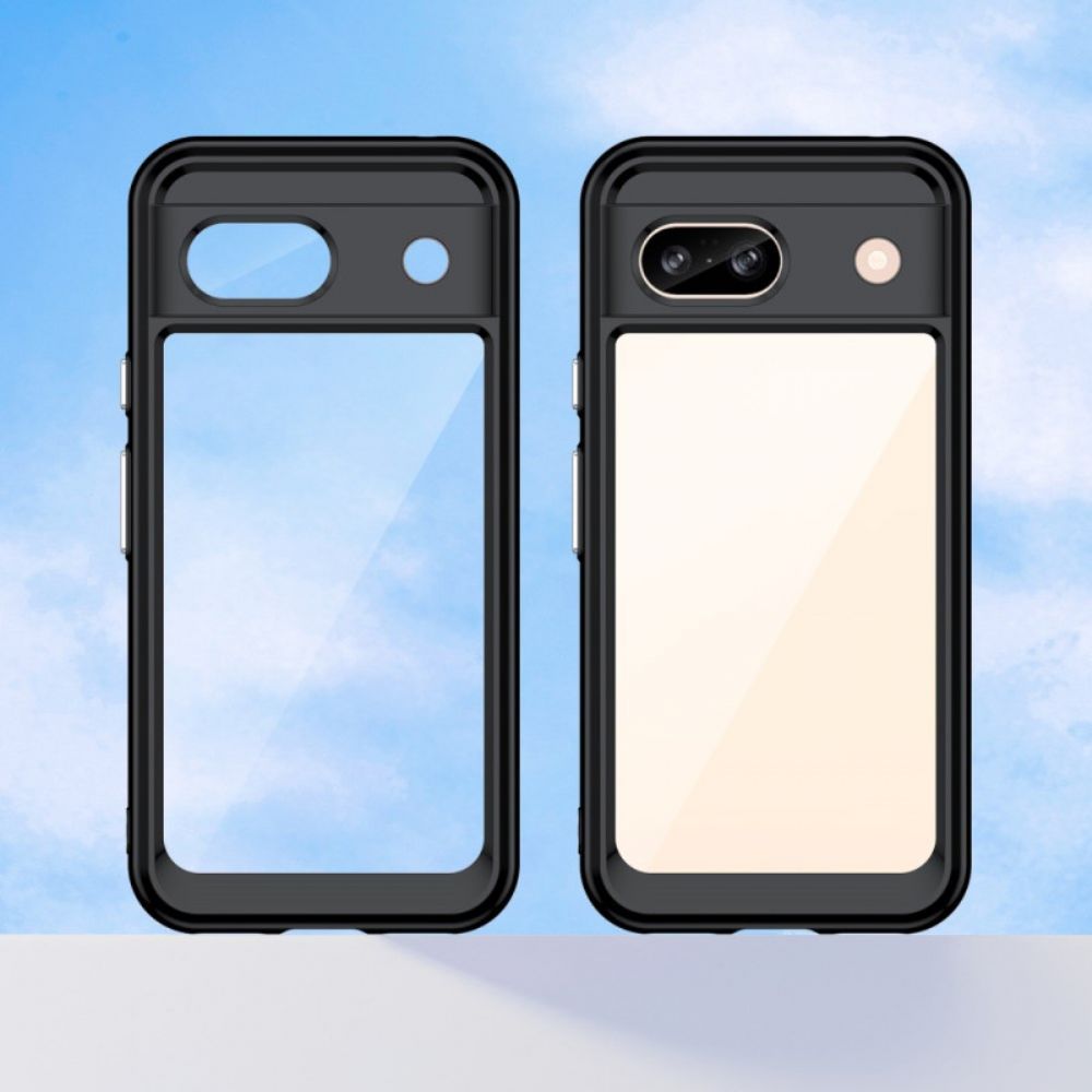 Hoesje Google Pixel 8a Gekleurde Randen