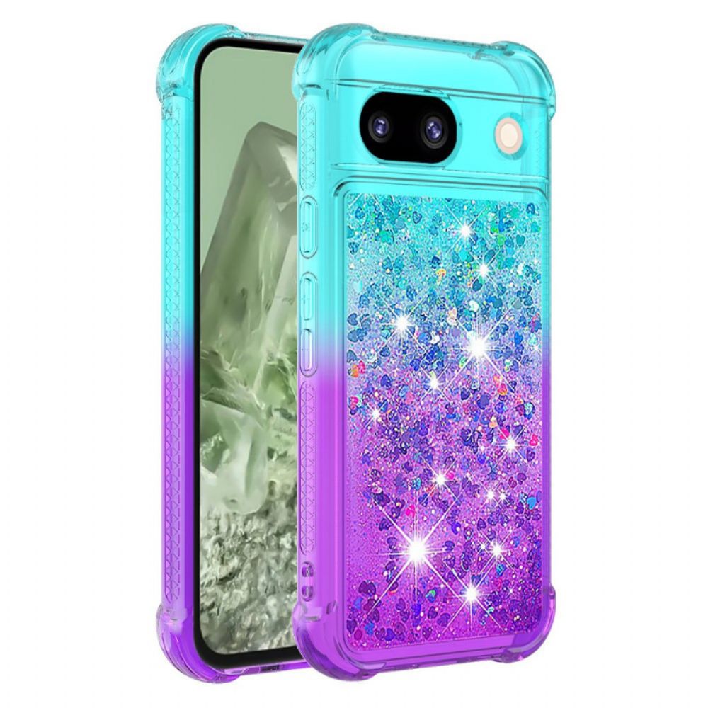 Hoesje Voor Google Pixel 8a Glitterverloop