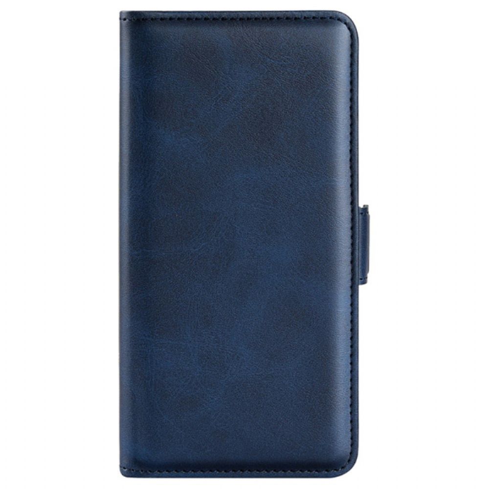Leren Hoesje Google Pixel 8a Dubbele Magnetische Sluiting Bescherming Hoesje