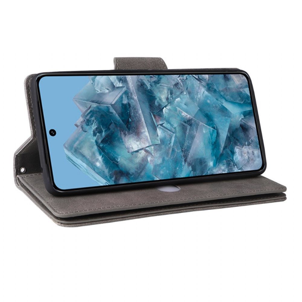 Leren Hoesje Google Pixel 8a Voorvak Bescherming Hoesje