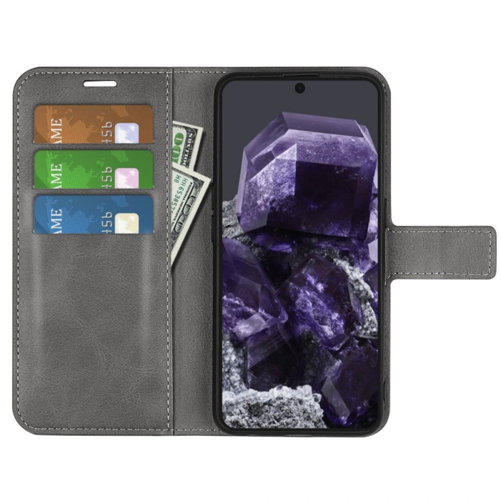 Leren Hoesje Voor Google Pixel 8a Leerstijl