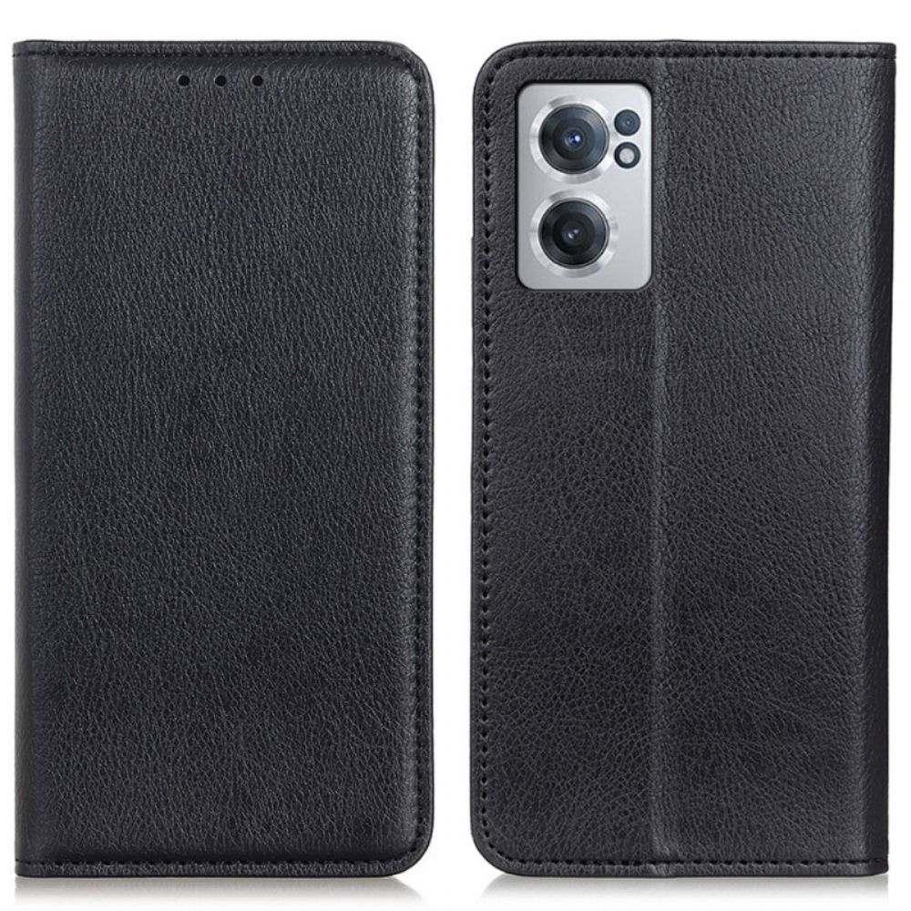 Flip Case voor OnePlus Nord CE 2 5G Traditioneel Leer