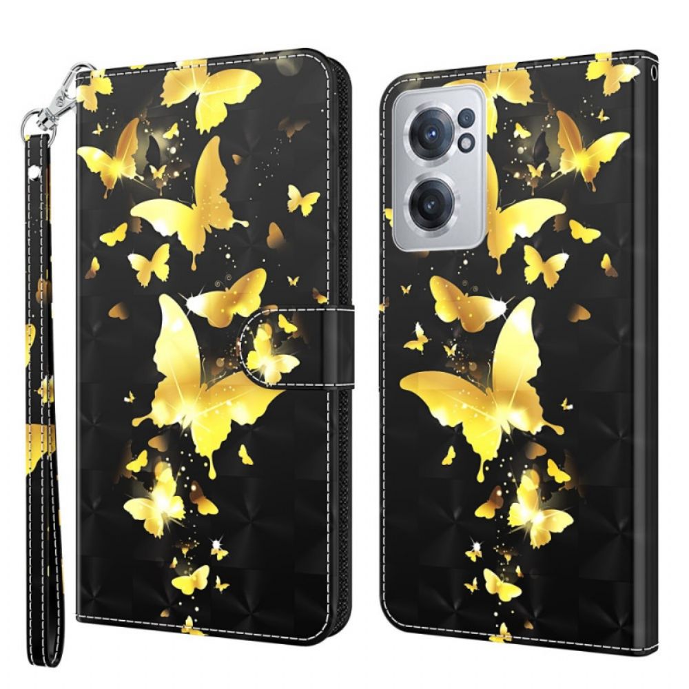 Folio-hoesje voor OnePlus Nord CE 2 5G Motten