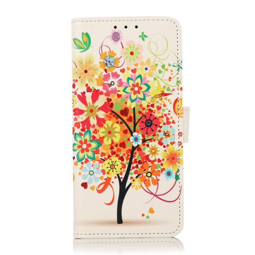 Leren Hoesje voor OnePlus Nord CE 2 5G Bloeiende Sinaasappelboom