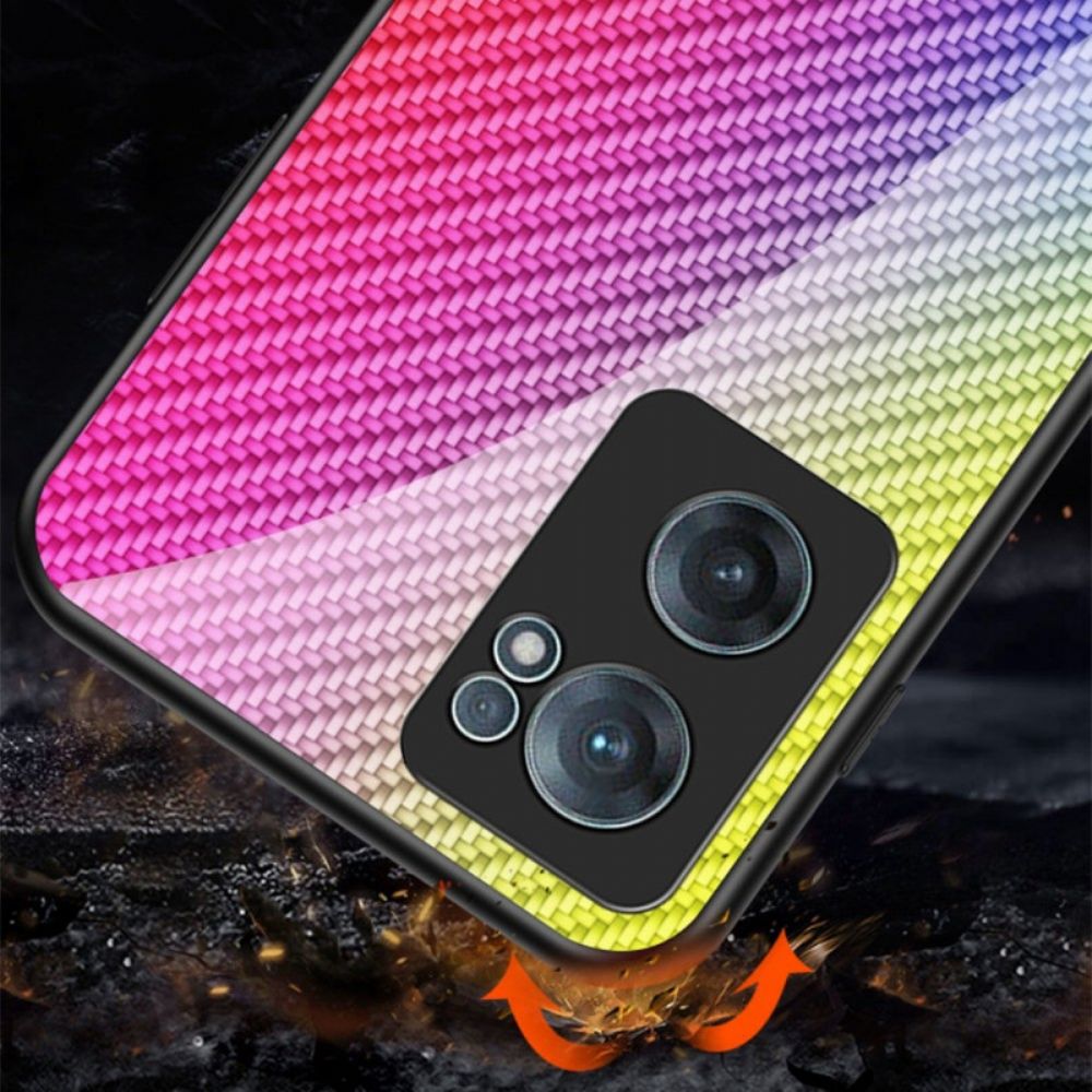 Telefoonhoesje voor OnePlus Nord CE 2 5G Koolstofvezel