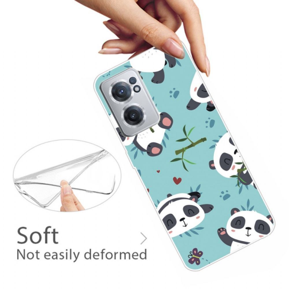 Telefoonhoesje voor OnePlus Nord CE 2 5G Panda Nap