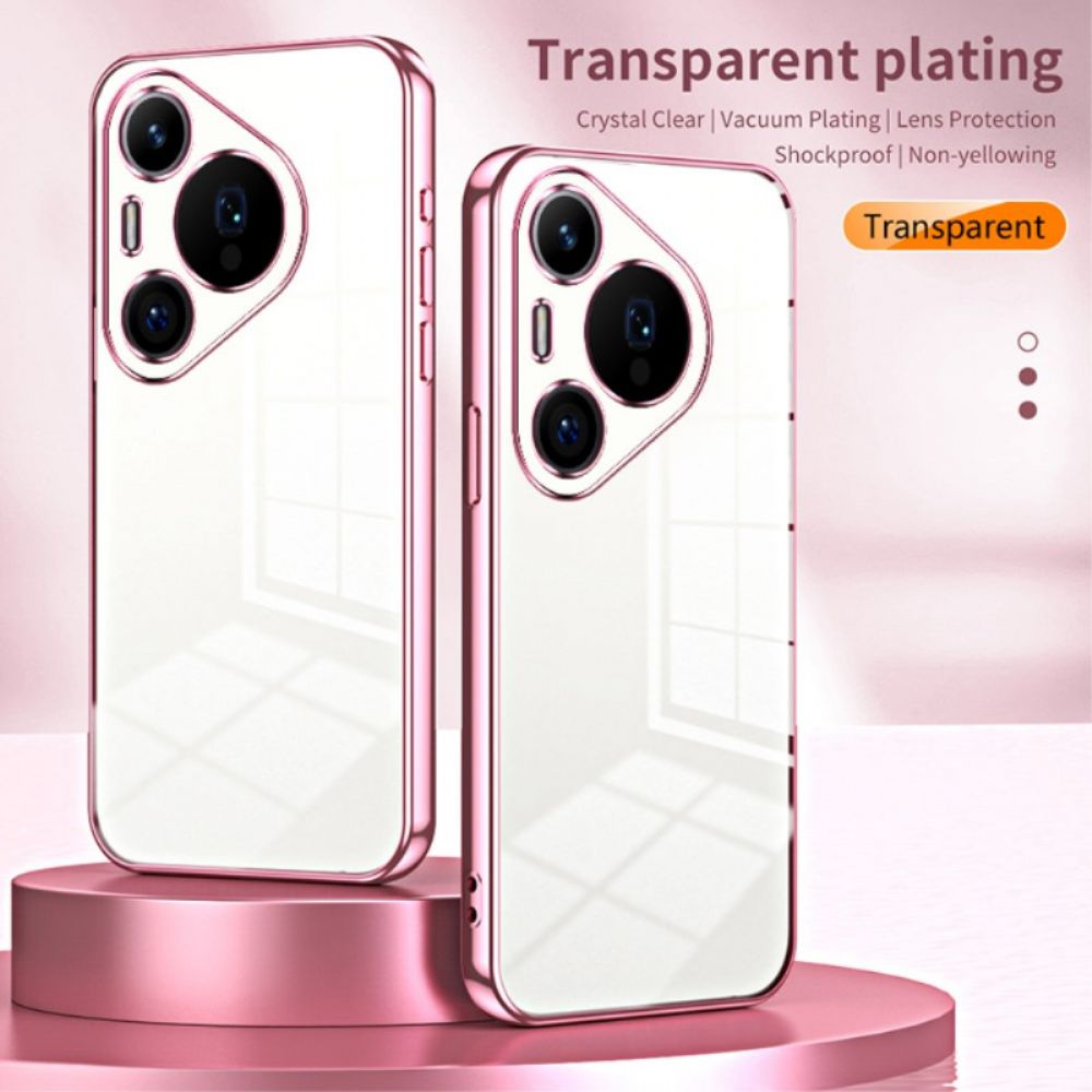 Hoesje Huawei Pura 70 Pro Metalen Stijlranden Bescherming Hoesje