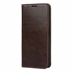 Bescherming Hoesje voor Poco M3 Pro 5G Folio-hoesje Echt Leer