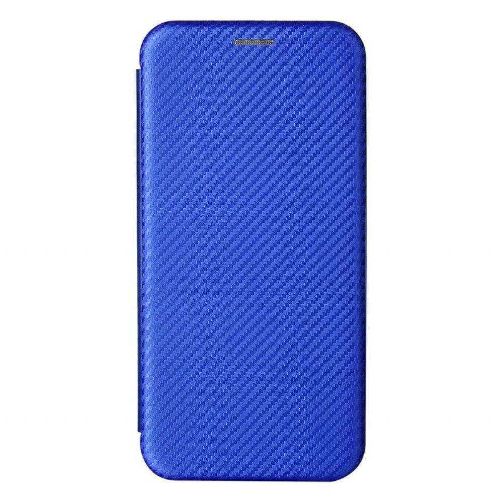 Bescherming Hoesje voor Poco M3 Pro 5G Folio-hoesje Gekleurde Koolstofvezel