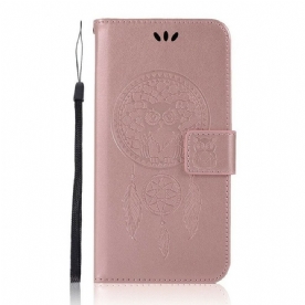 Folio-hoesje voor Poco M3 Pro 5G Uil Dromenvanger