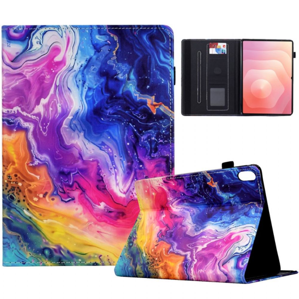 Bescherming Hoesje Samsung Galaxy Tab S11 Gekleurd Marmer