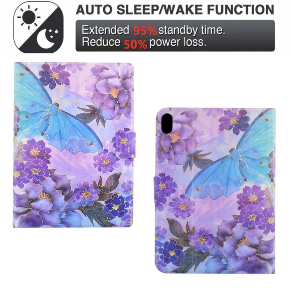 Bescherming Hoesje Samsung Galaxy Tab S11 Pioenrozen En Vlinders