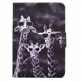Folio-hoesje Samsung Galaxy Tab S11 Drie Giraffen