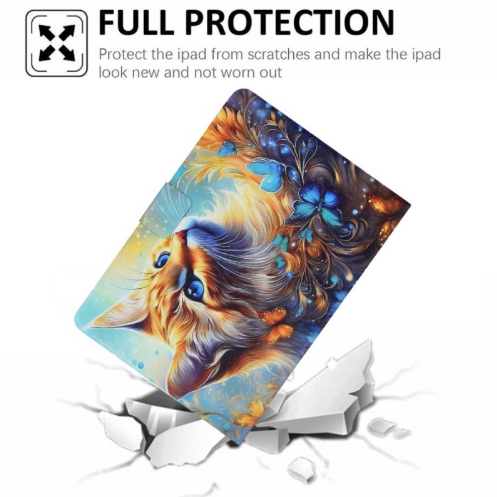 Folio-hoesje Samsung Galaxy Tab S11 Schilderij Van Een Kat