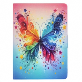 Folio-hoesje Samsung Galaxy Tab S11 Telefoonhoesje Aquarel Vlinder