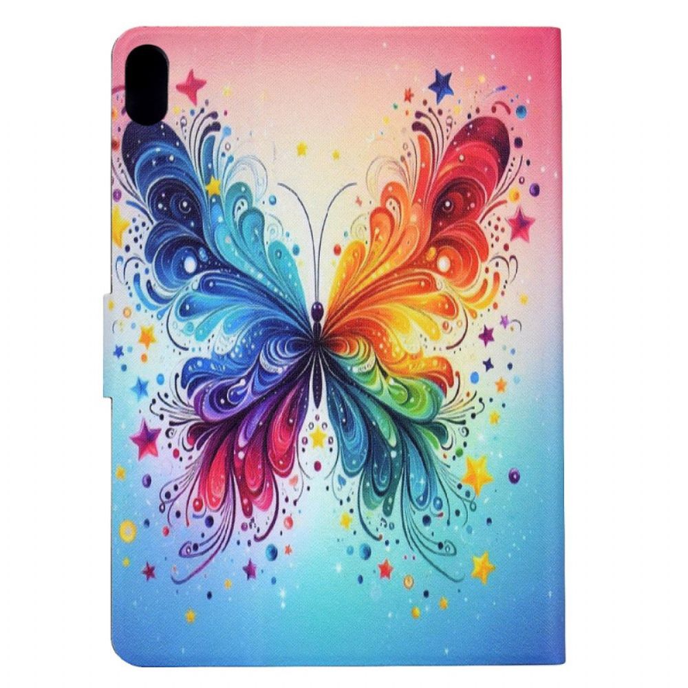 Folio-hoesje Samsung Galaxy Tab S11 Telefoonhoesje Aquarel Vlinder