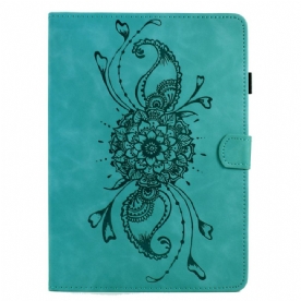 Folio-hoesje Samsung Galaxy Tab S11 Telefoonhoesje Mandala Met Suède-effect