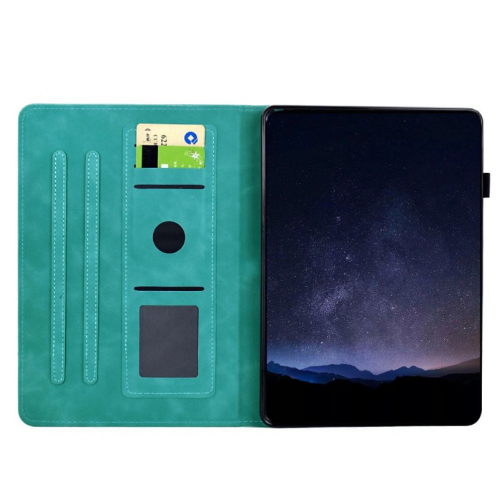 Folio-hoesje Samsung Galaxy Tab S11 Telefoonhoesje Mandala Met Suède-effect