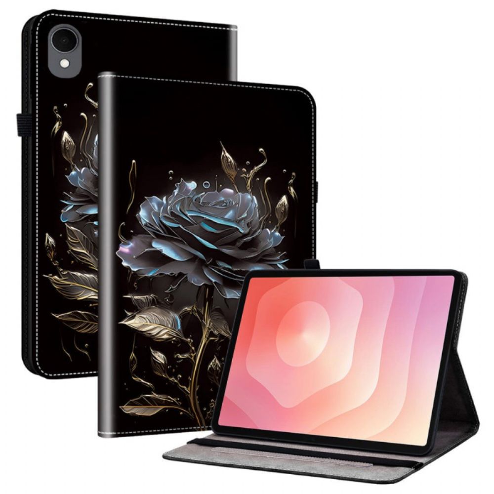 Hoesje Case Samsung Galaxy Tab S11 Zwarte Roos