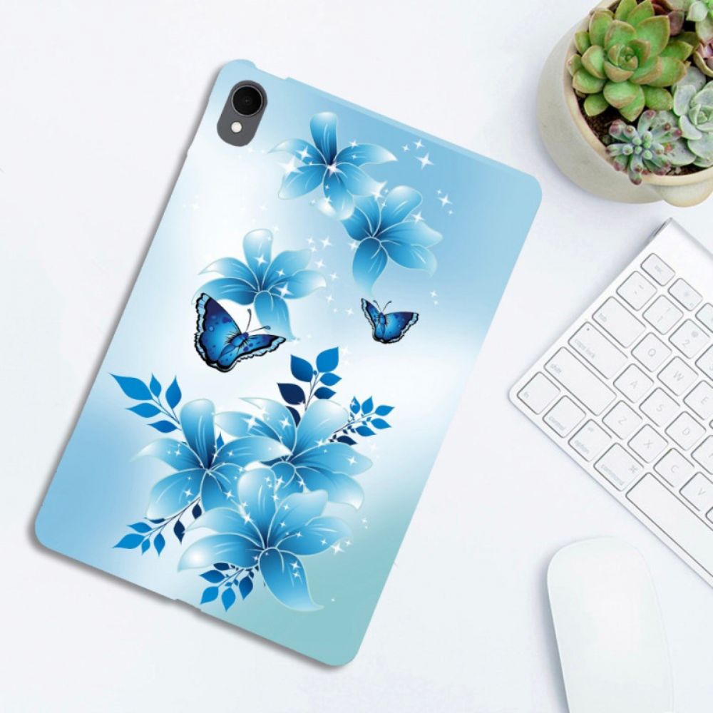Hoesje Samsung Galaxy Tab S11 Kleine Blauwe Vlinders Bescherming Hoesje